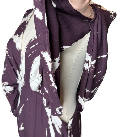 Young Fabulous & Broke Thea High Low Maxi Dress Purple Resort Wear size Small - Picture 5 of 7